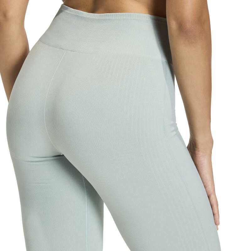 Adidas Workout Essentials Tam Boy Örgü Yeşil Kadın Tayt - Adidas (1)