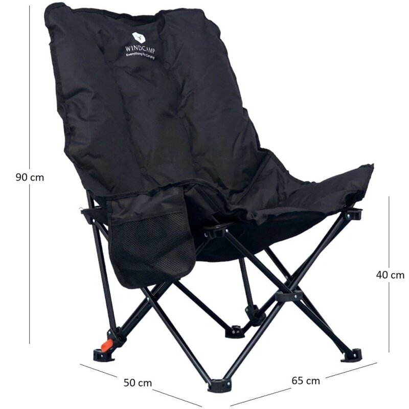 Windcamp Windcamp Katlanır Kamp Sandalyesi Lux (Bel Korunaklı) Unisex Kamp Sandalyesi - 2