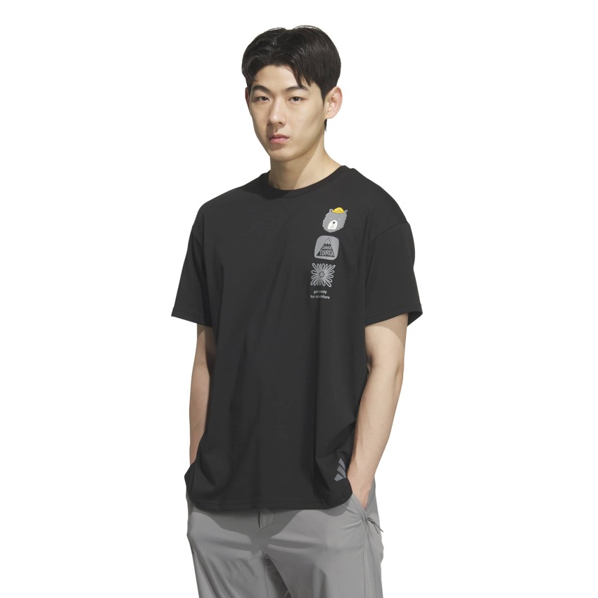 Adidas Multi Grafik Siyah Erkek Tshirt - 1