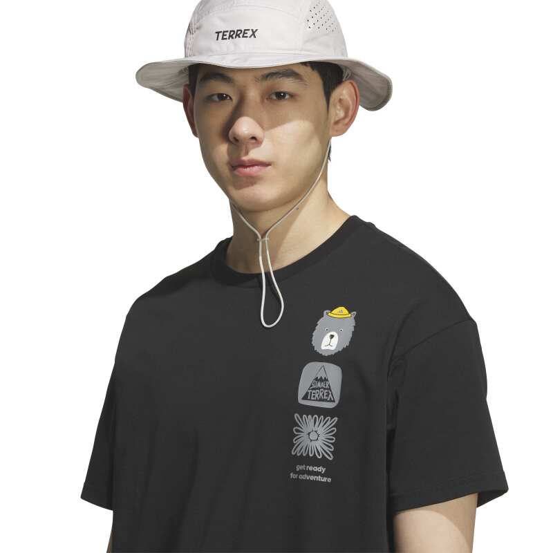 Adidas Multi Grafik Siyah Erkek Tshirt - 4