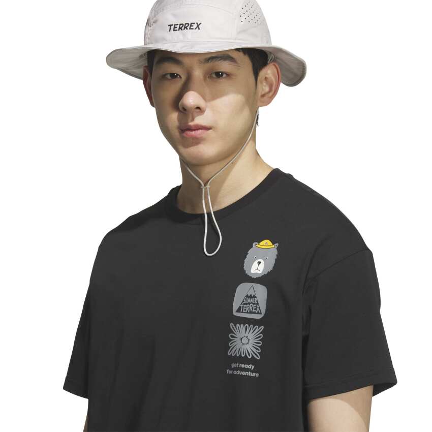 Adidas Multi Grafik Siyah Erkek Tshirt - 4