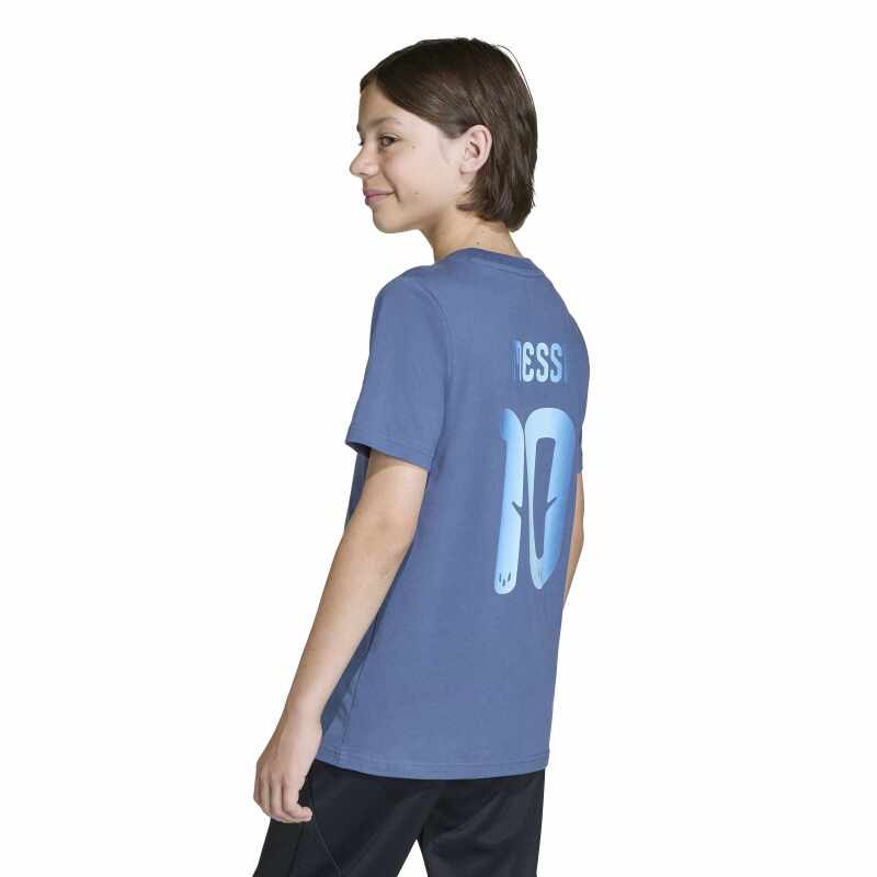 Adidas Messi Name&Number Graphic Mavi Çocuk Tshirt - 2